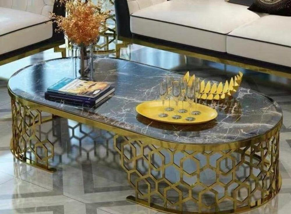 Lixra Modern Look Marble Coffee Table