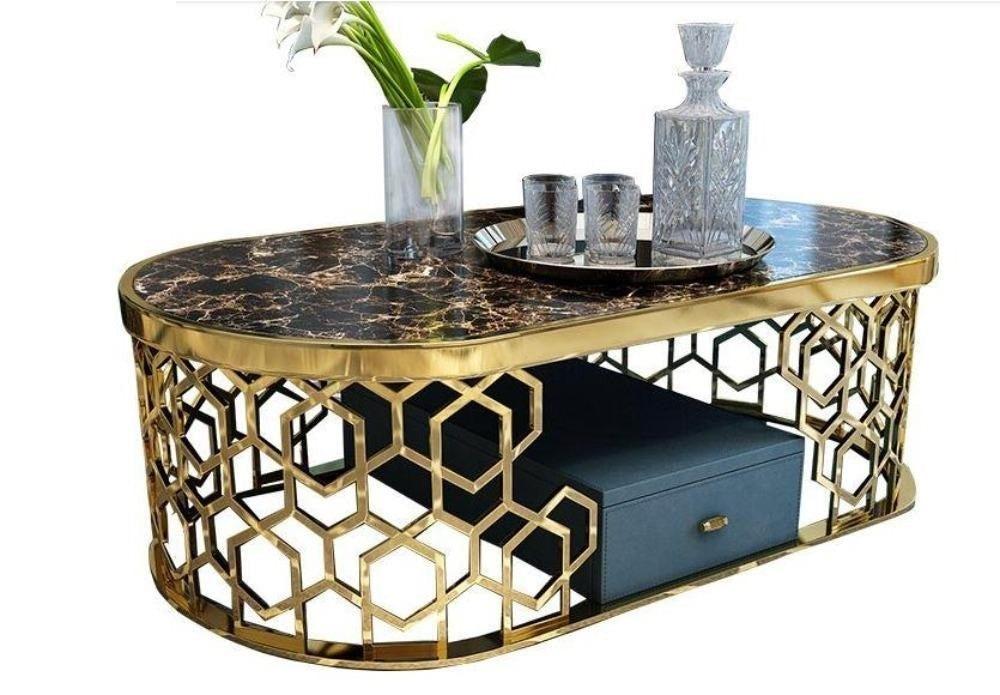 Lixra Modern Look Marble Coffee Table