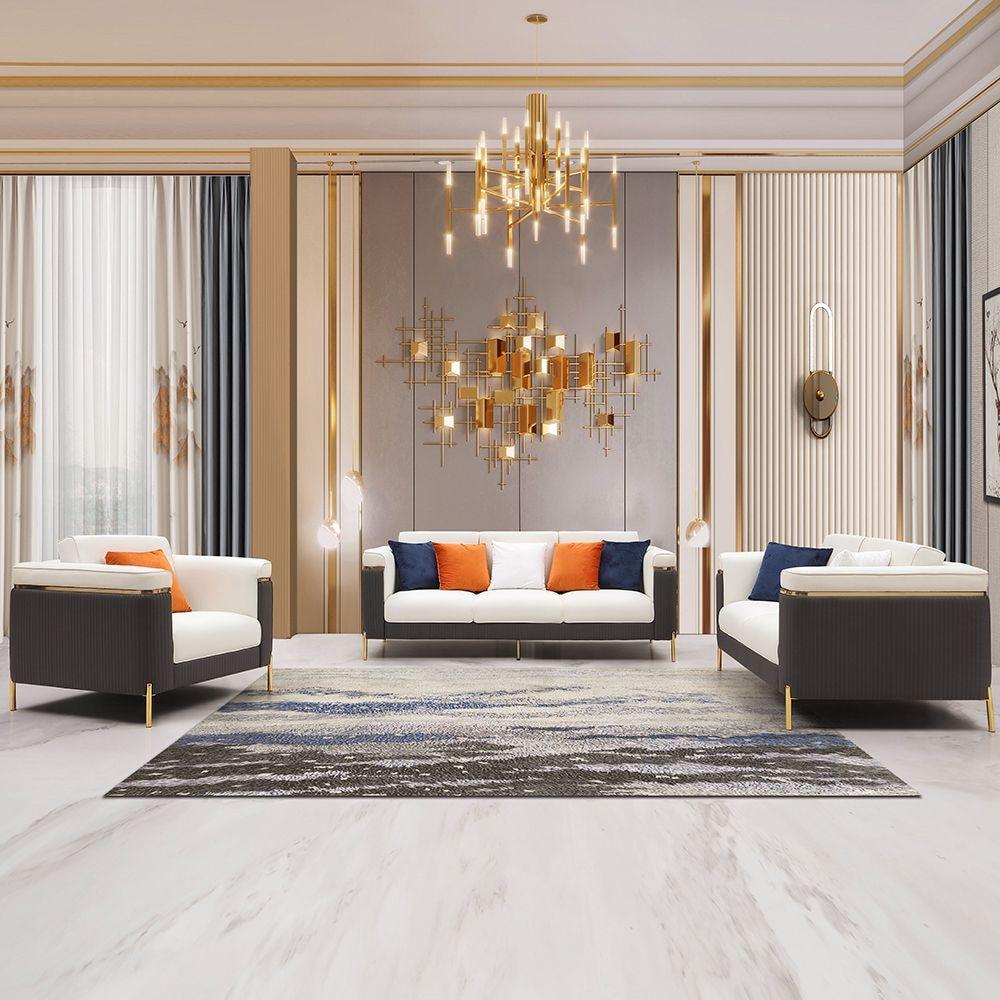 Lixra Modern Luxurious Living Room Sofa Set