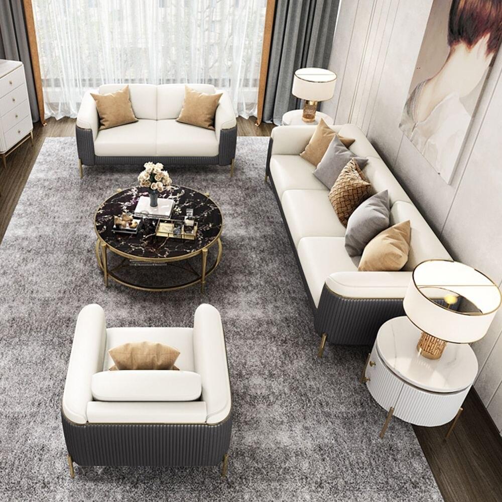Lixra Modern Luxurious Living Room Sofa Set