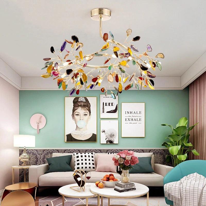 Lixra Modern Luxurious Multicolored Pendant Light