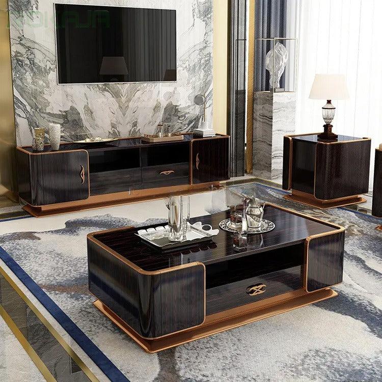 Lixra Modern Luxury TV Stand Set