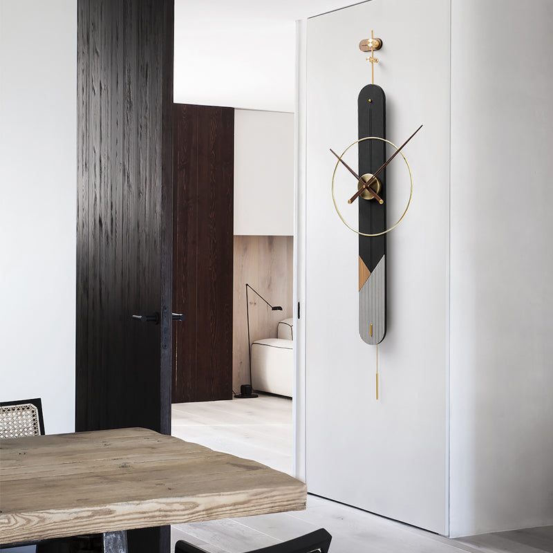 Lixra Modern Luxury Wooden Wall Clock