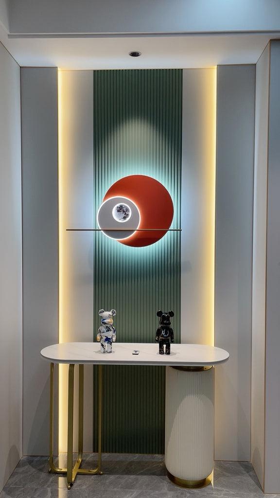 Lixra Modern Marble Accent Table For Living Room