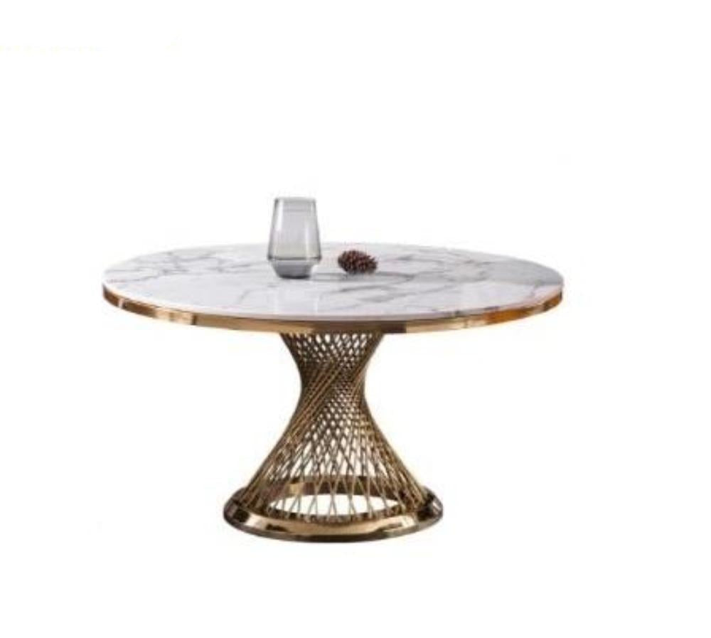 Lixra Modern Marble Round Dining Table