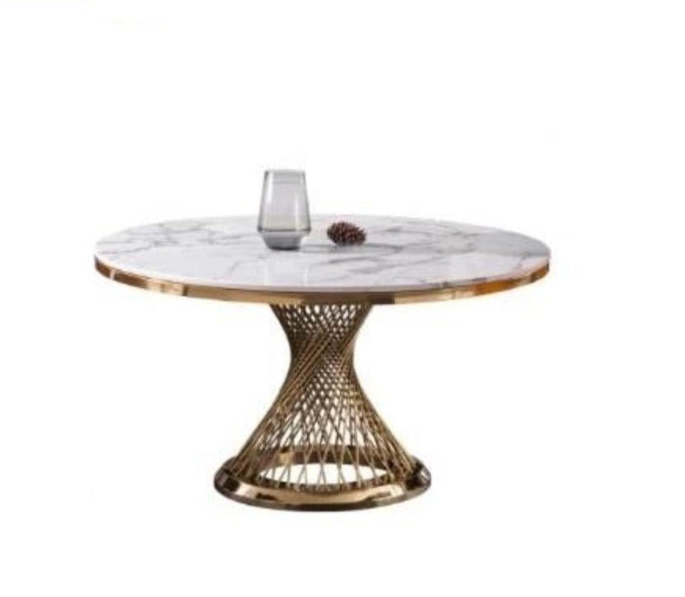 Lixra Modern Marble Round Dining Table