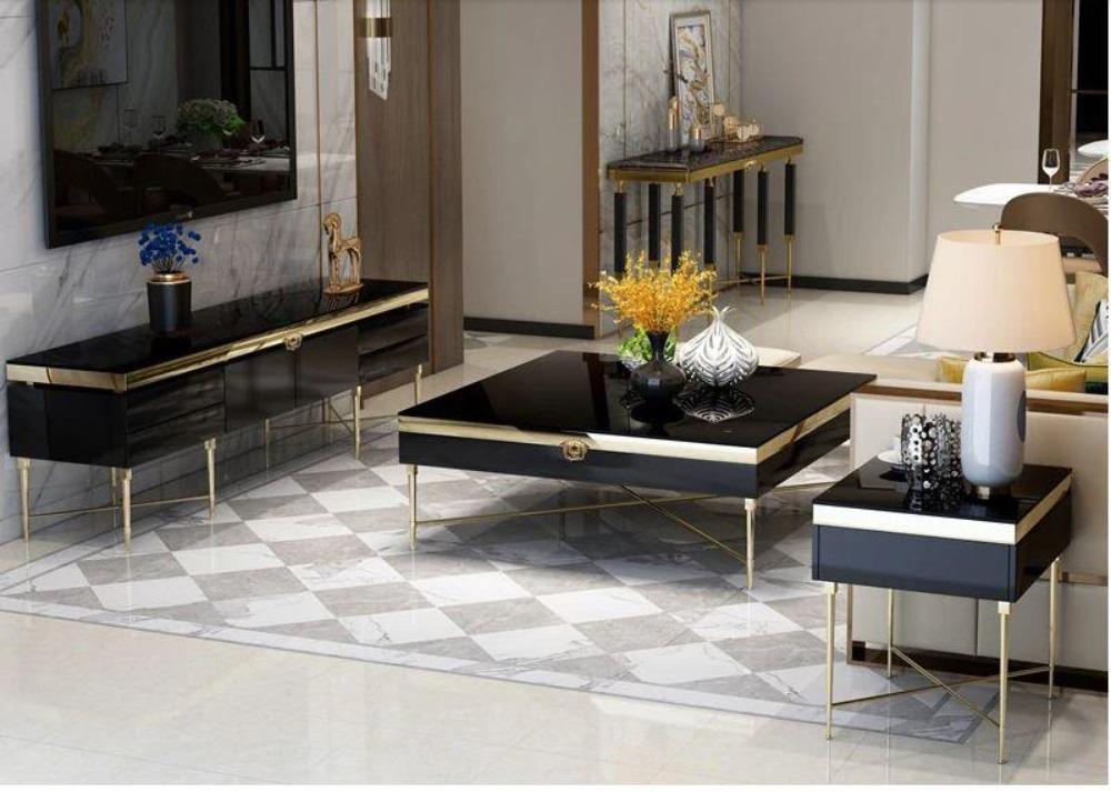 Lixra Modern Matte Finish Wooden TV Stand