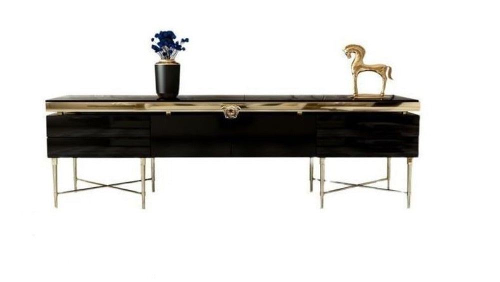 lixra Modern Matte Finish Wooden TV Stand