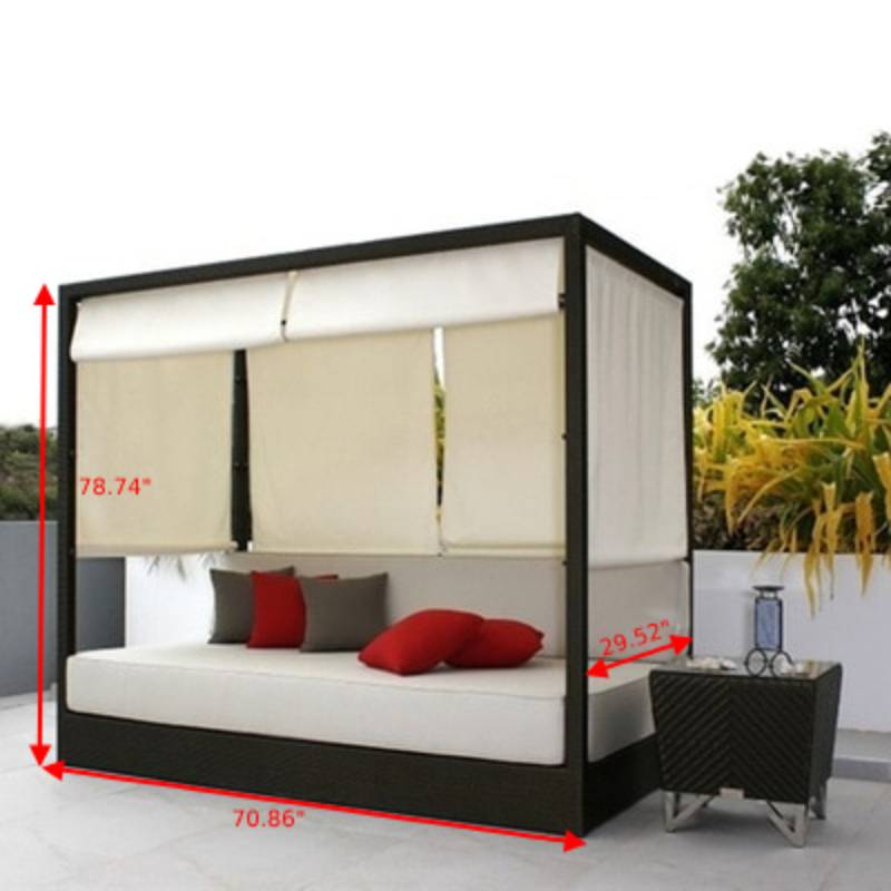 Lixra Modern Minimalist Rattan Outdoor Sofa