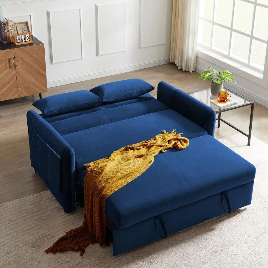 Lixra Modern Multi-Purpose Velvet Sofa Bed