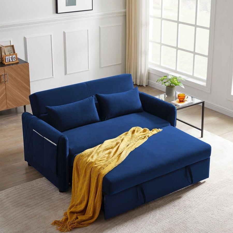 lixra Modern Multi-Purpose Velvet Sofa Bed
