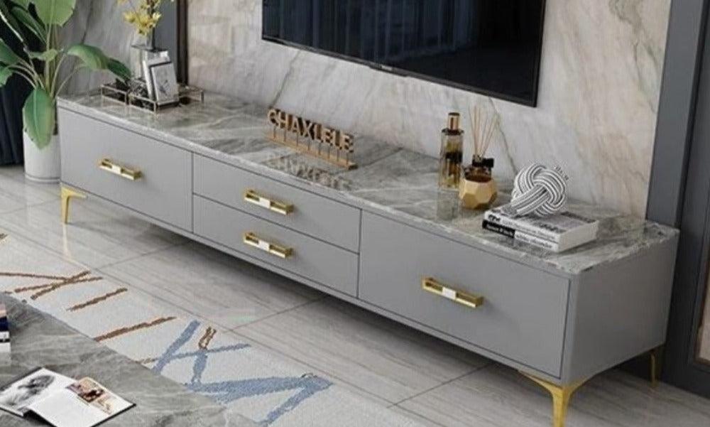 Lixra Modern Multi Storage Wooden TV Stand