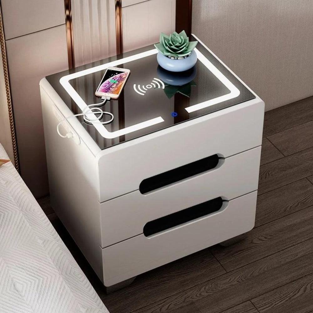 Lixra Modern Multifunctional Side Table With LED