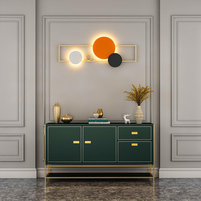 lixra Modern Nordic Style Metallic Wall-Sconce