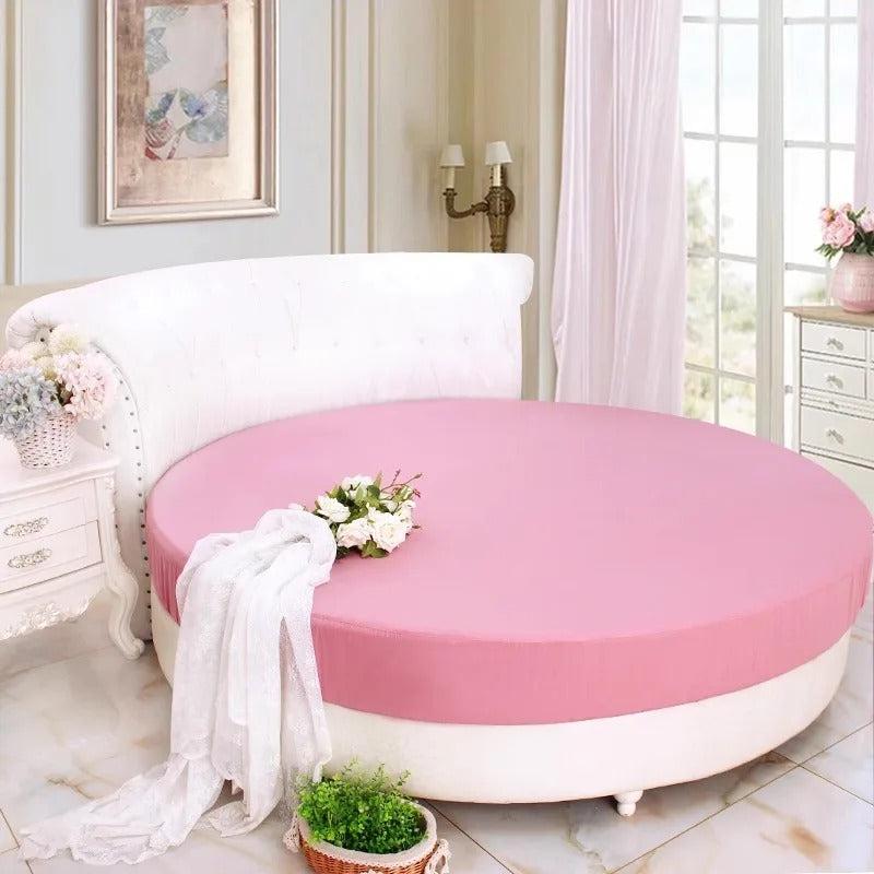 Lixra Modern Printed Round Cotton Bedsheets