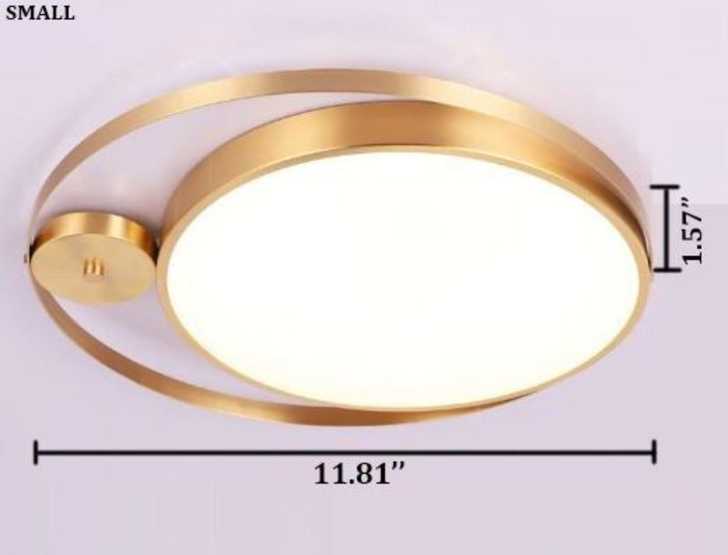 lixra Modern Round LED Flush Mount Light