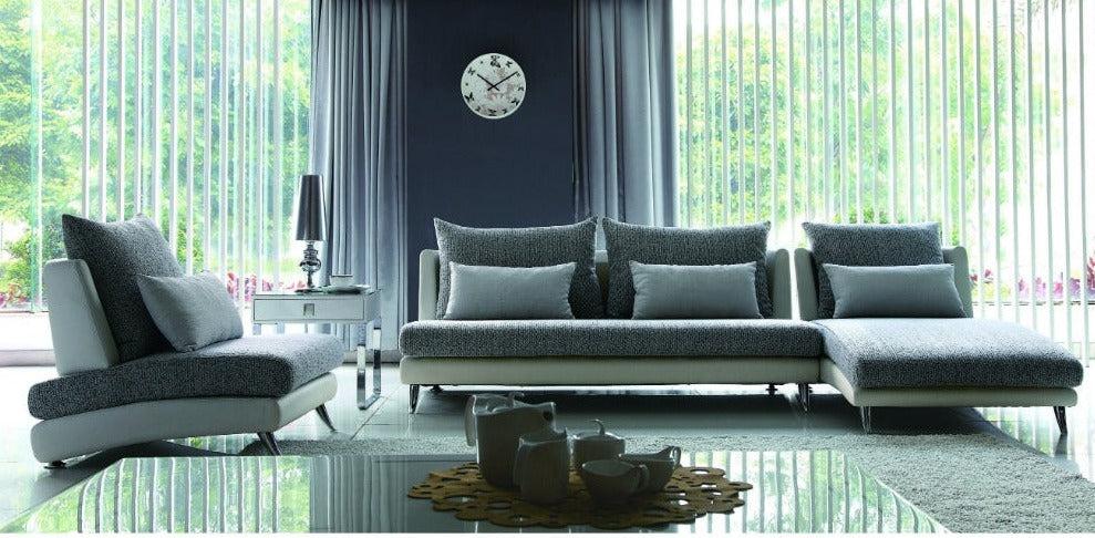 Lixra Modern Sectional Fabric Sofa Set