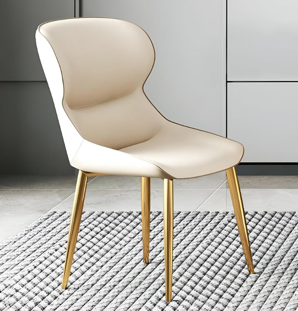 Lixra Modern Set Of 4 Leather Dining Chairs