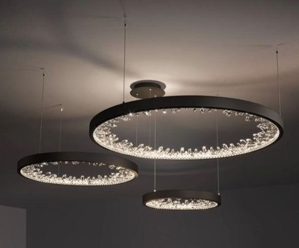 Lixra Modern Shiny Crystal Pendant-Light