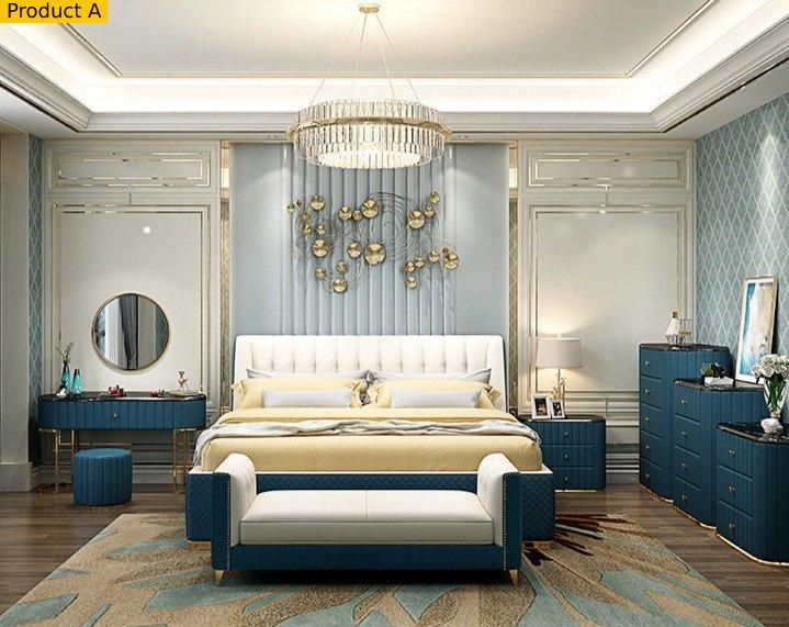 Lixra Modern Style Endearing Leather Bed