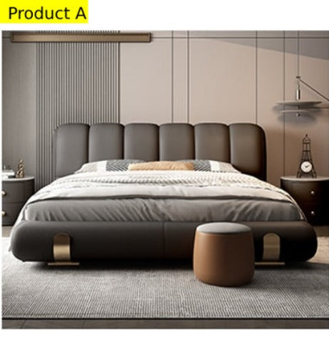 Lixra Modern Stylish Leather Upholstered Bed