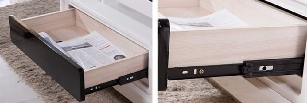 Lixra Modern TV Stand With Glass Tabletop