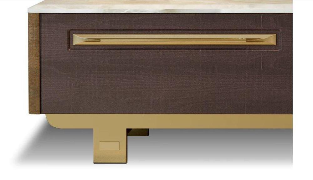 Lixra Modern Vanity Look Wooden Coffee Table