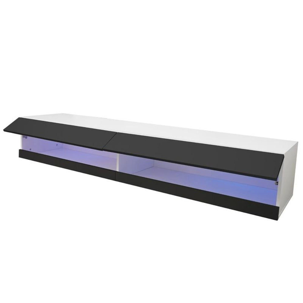 Lixra Modern Wall Mounted TV Stand With LED