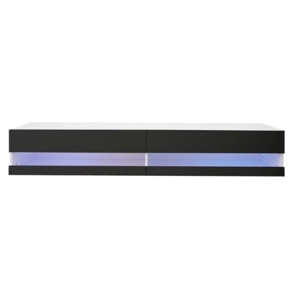 lixra Modern Wall Mounted TV Stand with LED
