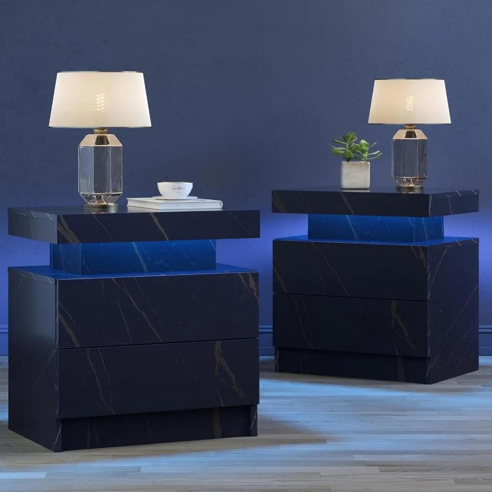 Lixra Multi-Color Lighting Night Stand