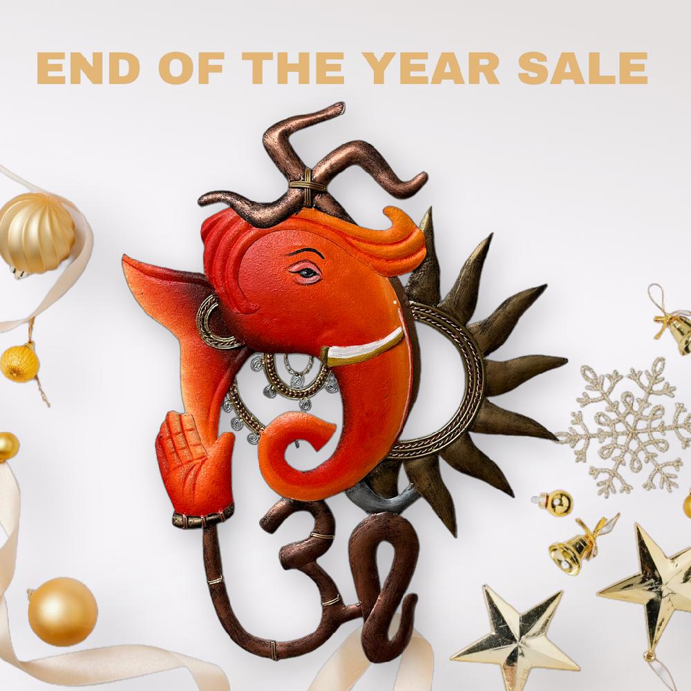 Lixra Multicolor Decorative Metal Wall Decor