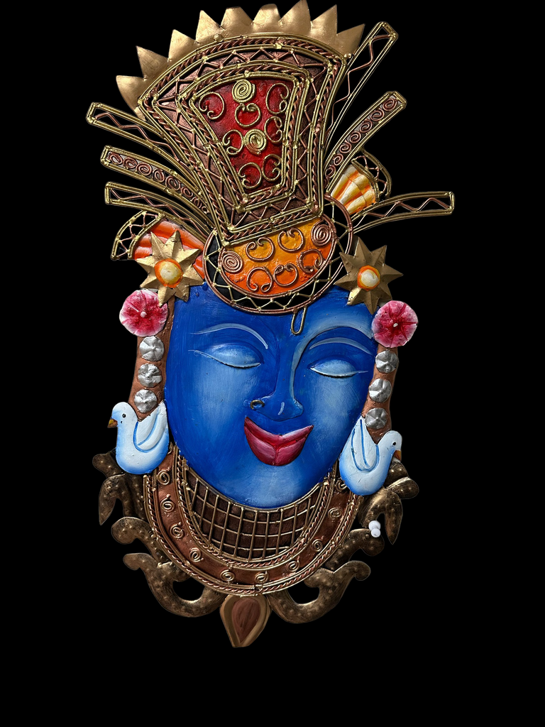 Lixra Multicolor Home Decor Metal Wall Hanging