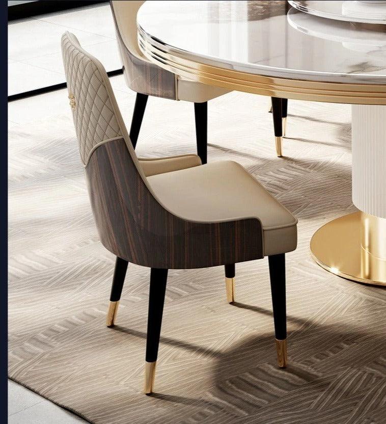 Lixra Neo Classic Circular Dining Table Set