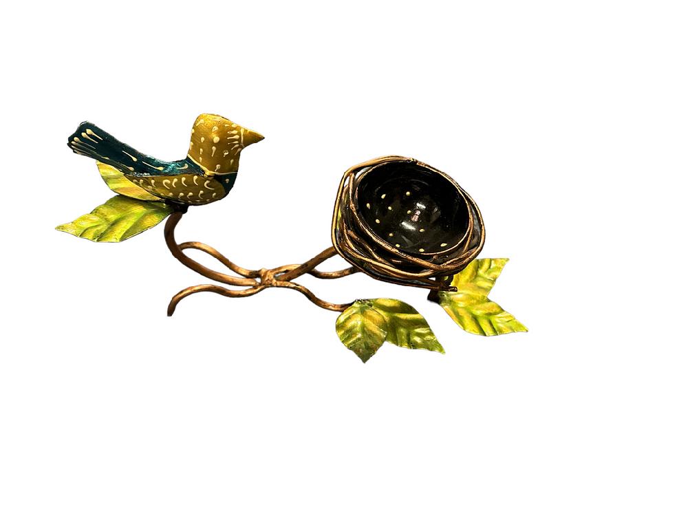 Lixra Nest In Tree Metal Candle Holder