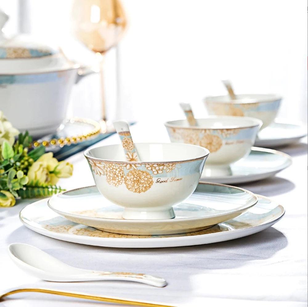 Lixra Nordic Ceramic Dinnerware Set