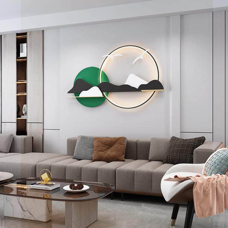 Lixra Nordic Landscape Design Wall Sconce