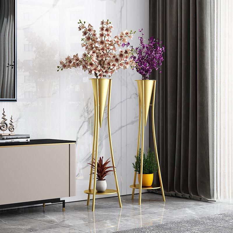 Lixra Nordic Luxury Metallic Floor Vase For Décor
