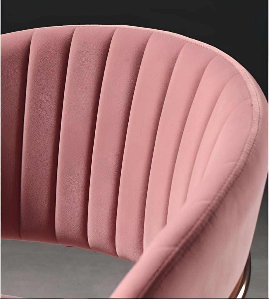 Lixra Nordic Style Fabric Dining Chairs For 4