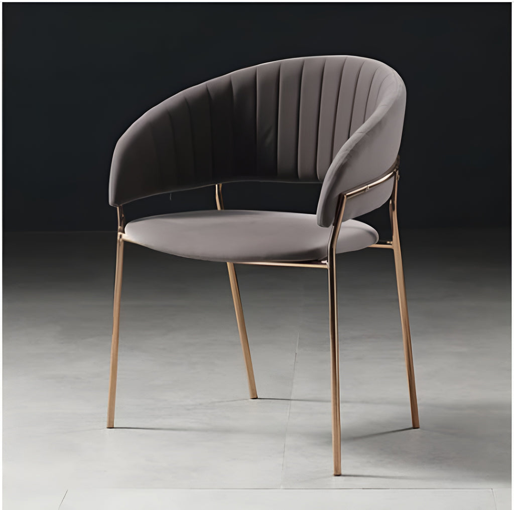 lixra Nordic Style Fabric Dining Chairs for 4