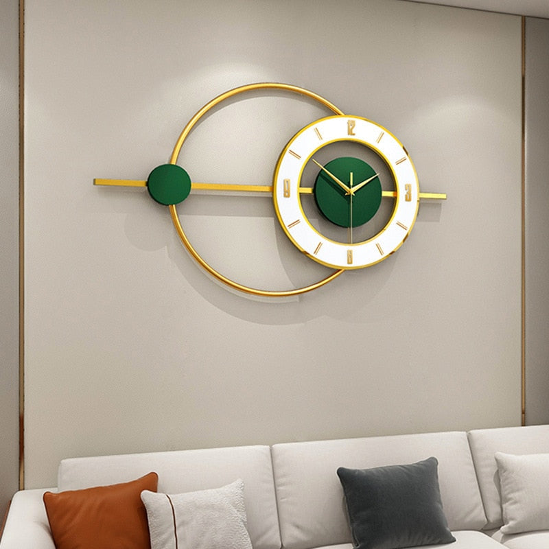 lixra Nordic Style Luxurious Light Wall Clock