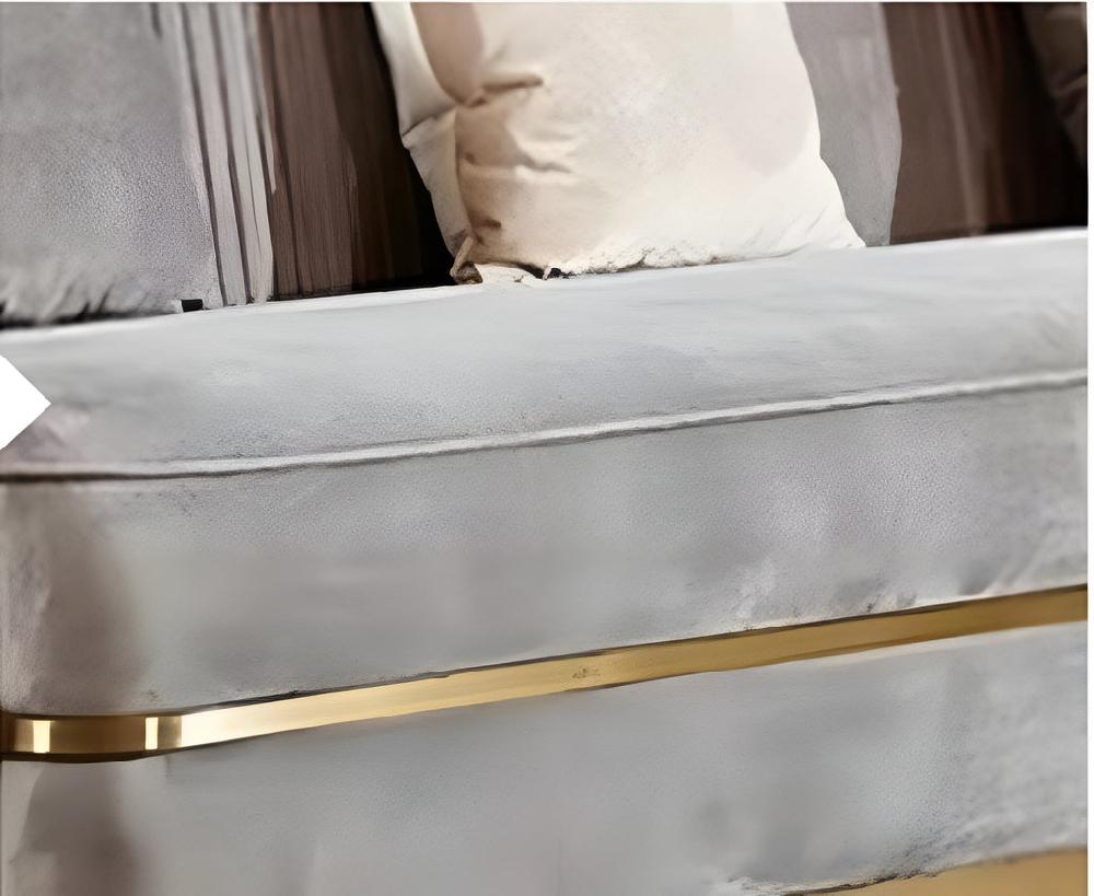 Lixra Opulence Velvet Fabric Sofa Set