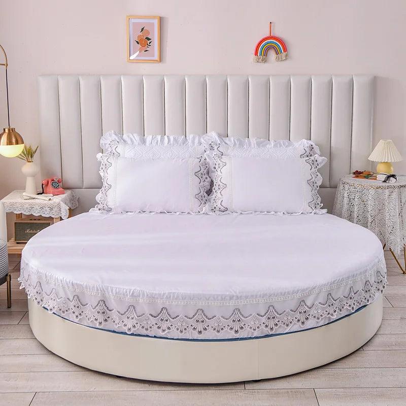 Lixra Organic Soft Cotton Round Bedsheets