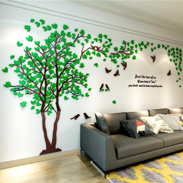 lixra Ornate 3D Acrylic Wall Sticker