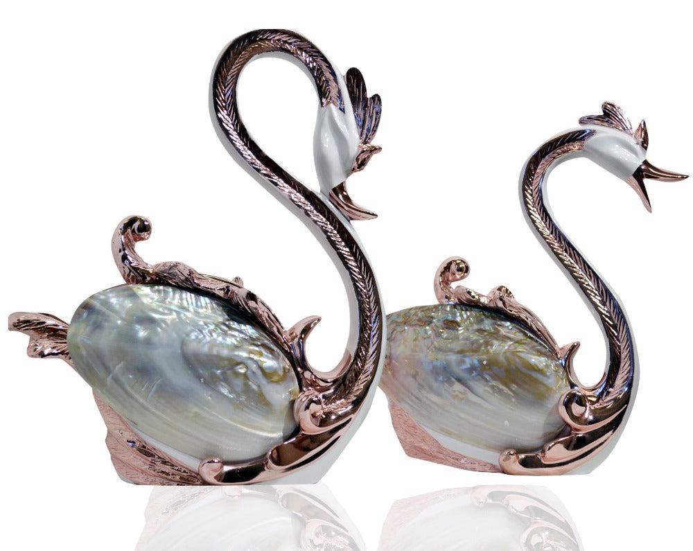 Lixra Pair Of Modern Fiberglass Showpieces