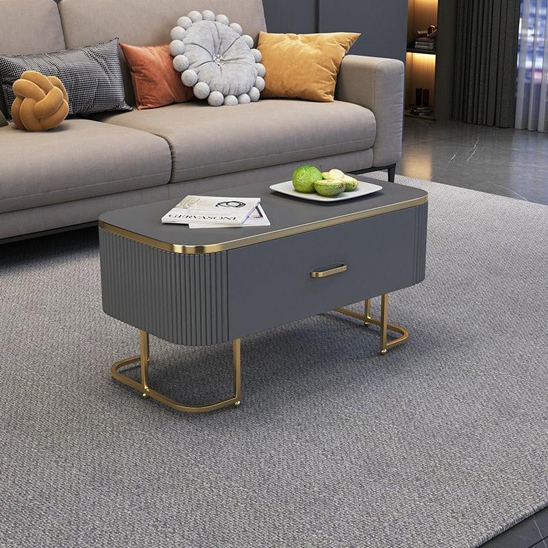 Lixra Panel Design Wooden Coffee Table