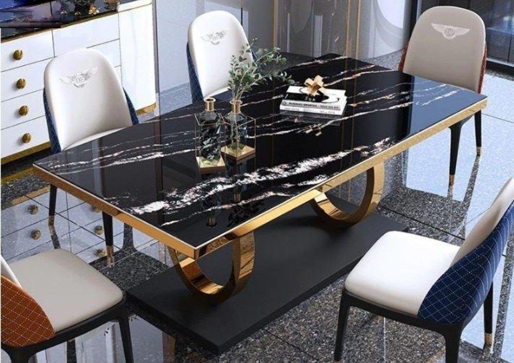 Lixra Paradigm Lavish Marble Dining Table-Set