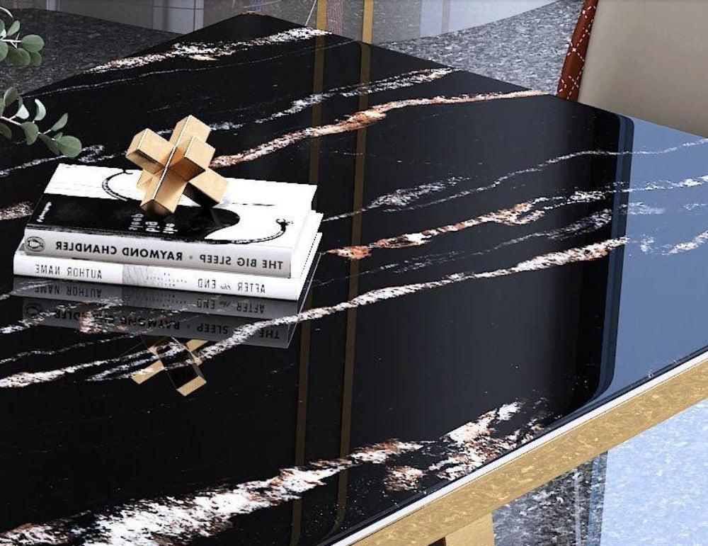 Lixra Paradigm Lavish Marble Dining Table-Set