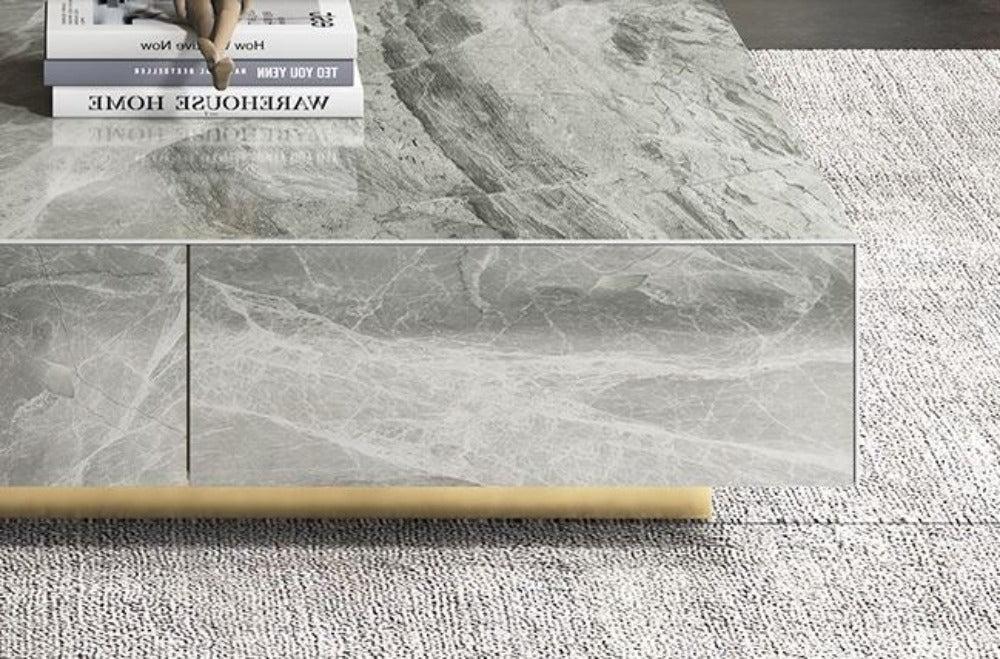 Lixra Polished Wooden Coffee Table For Living Room