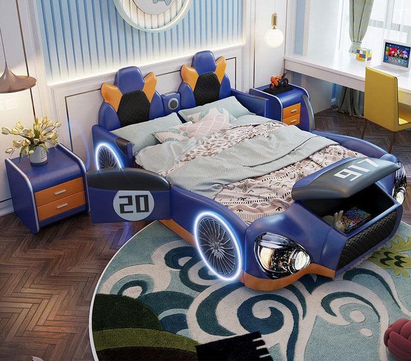 Lixra Popular Sports Car Shaped Kids Bed
