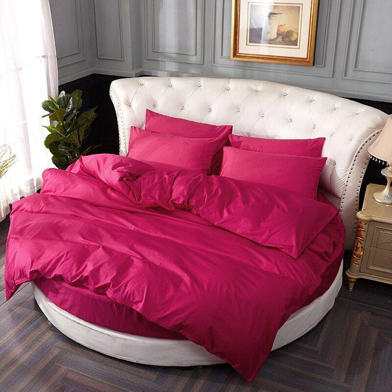 Lixra Pure Cotton Round Fitted Bedsheet